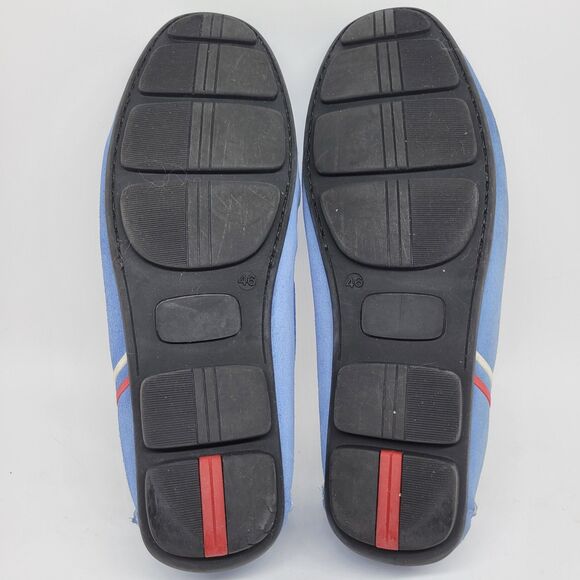 Ortiz & Reed Loafers Blue Suede Mens Size 13 Eur 46 - Picture 8 of 11